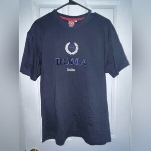 Roma Italia Navy Blue T-Shirt